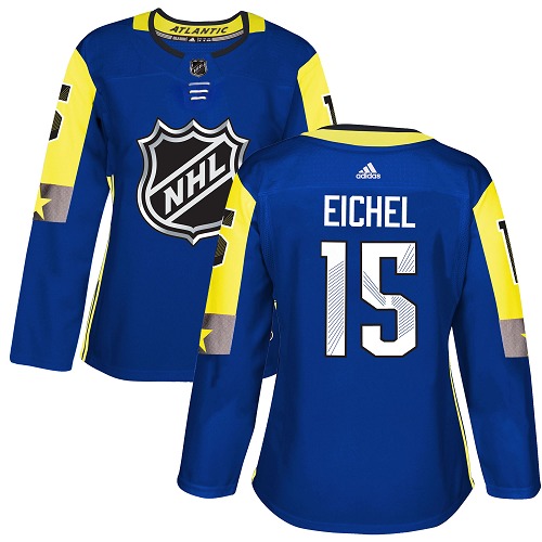 Adidas Buffalo Sabres #15 Jack Eichel Royal 2018 All-Star Atlantic Division Authentic Women Stitched NHL Jersey->women nhl jersey->Women Jersey